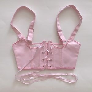 Pink Underbust Corset